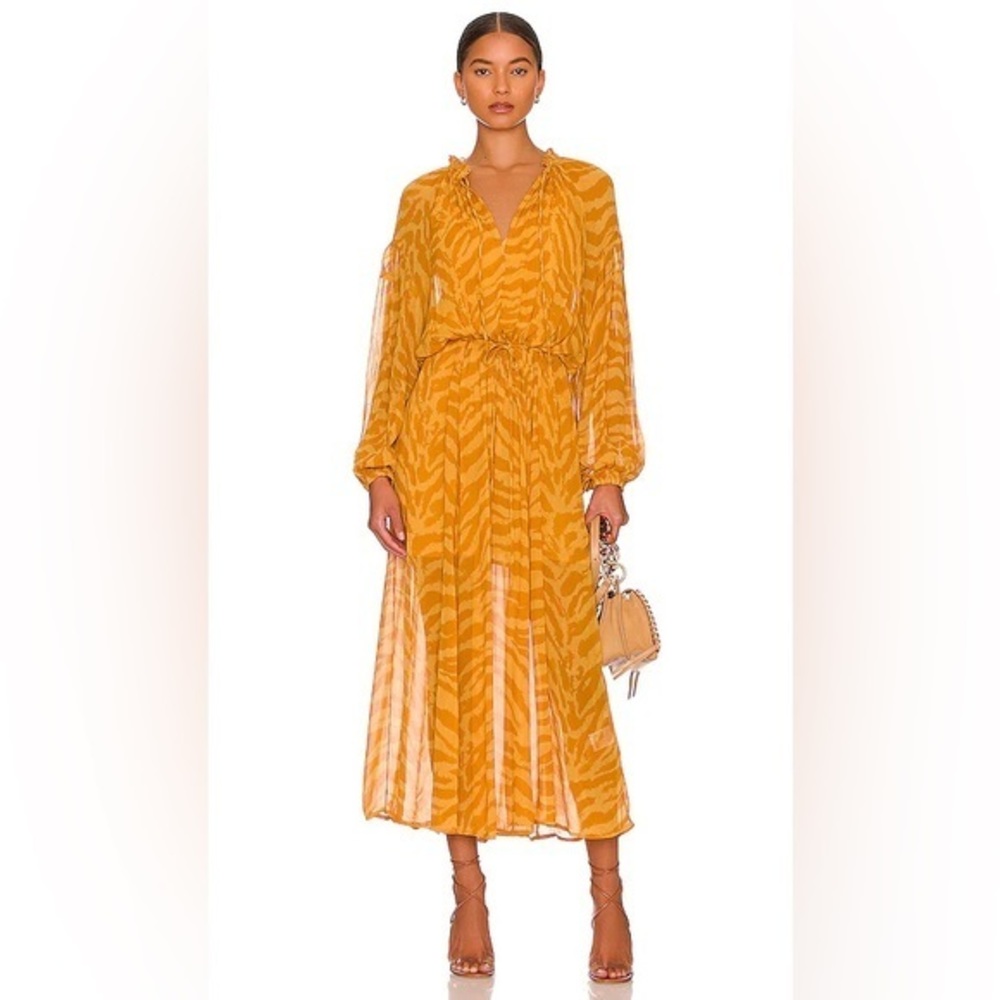 Elegant Yellow Maxi Dress